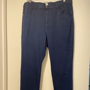 High waisted stretchy knit “denim” legging